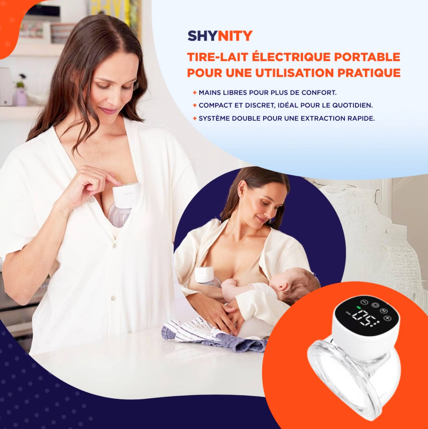 Breastpump | Le tire-lait électrique portable