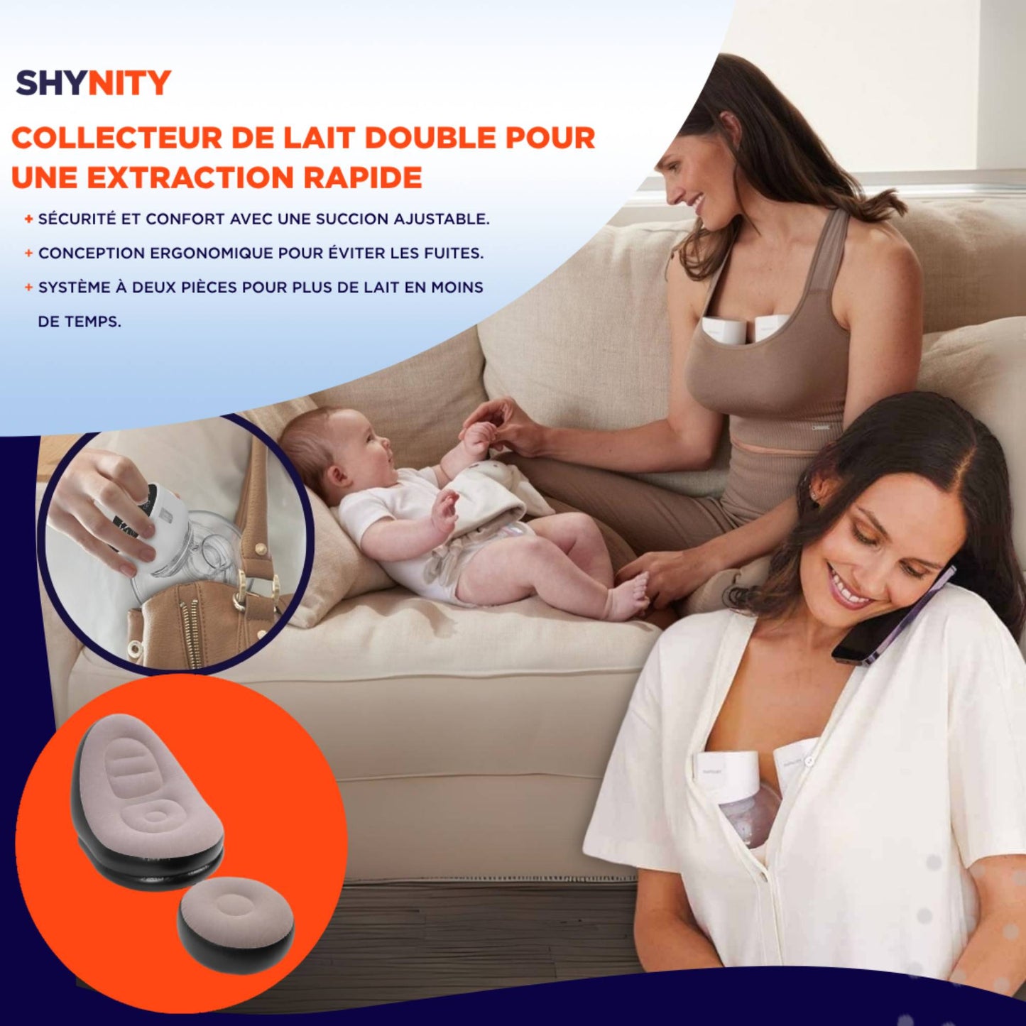 Breastpump | Le tire-lait électrique portable