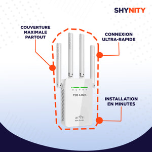 RepeaterPro | Amplificateur WiFi puissant pour une connexion internet optimale partout chez vous