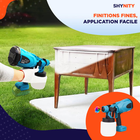 PaintSprayer | Pistolet à peinture sans fil pour des finitions professionnelles
