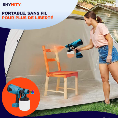 PaintSprayer | Pistolet à peinture sans fil pour des finitions professionnelles